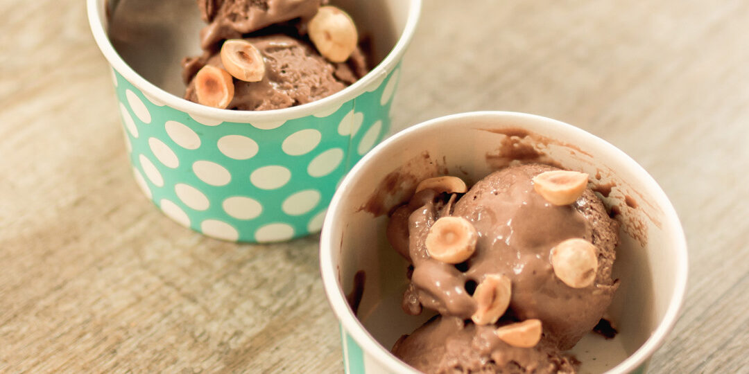 Receta de helado saludable sin gluten
