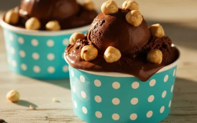 Receta de helado saludable sin gluten