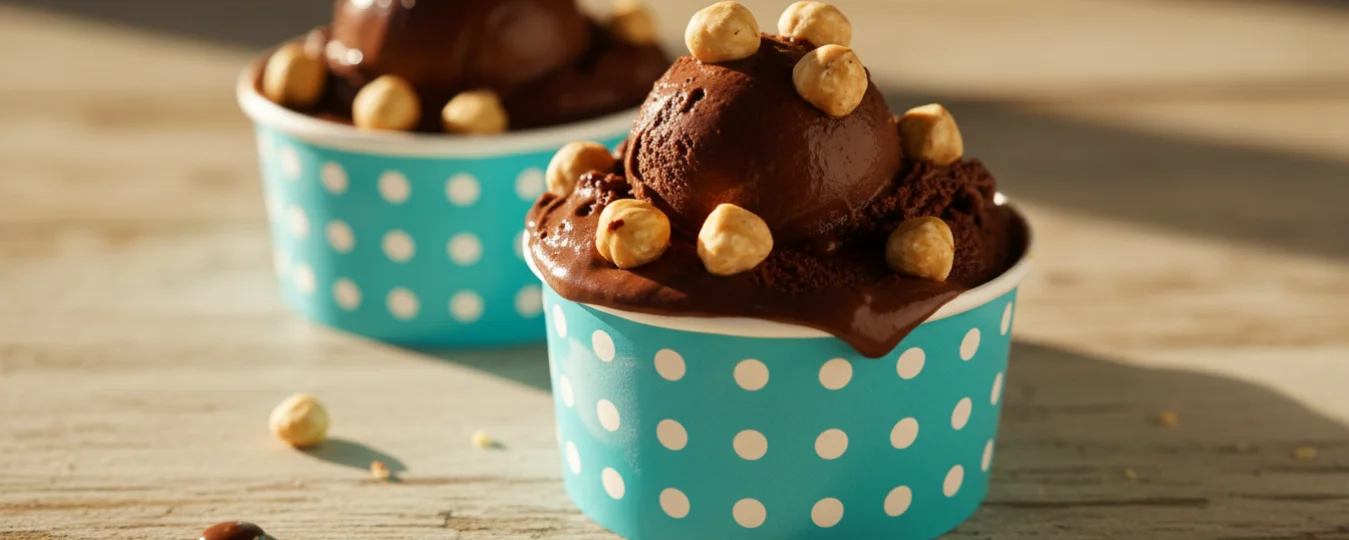 16. Receta de helado saludable sin gluten