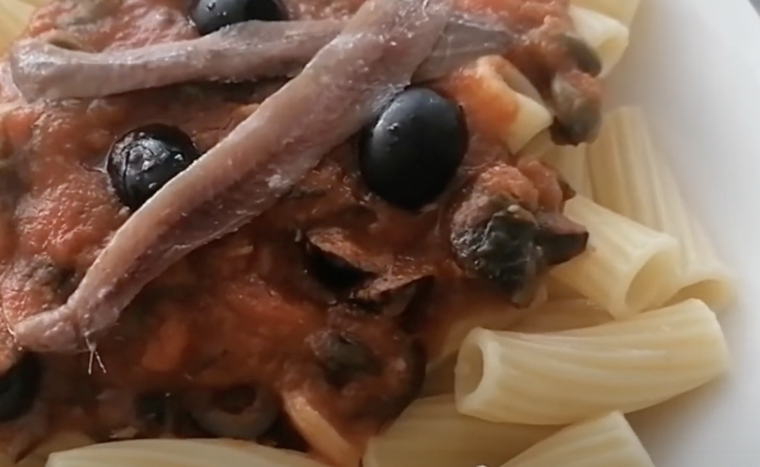 Pasta alla puttanesca: El plato de pasta más italiano