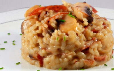 Receta de risotto con setas