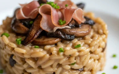 Receta de risotto con setas