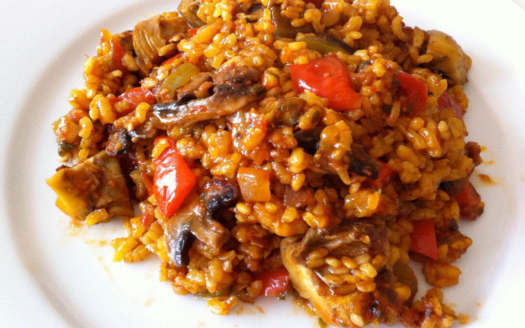 Receta de arroz con verduras