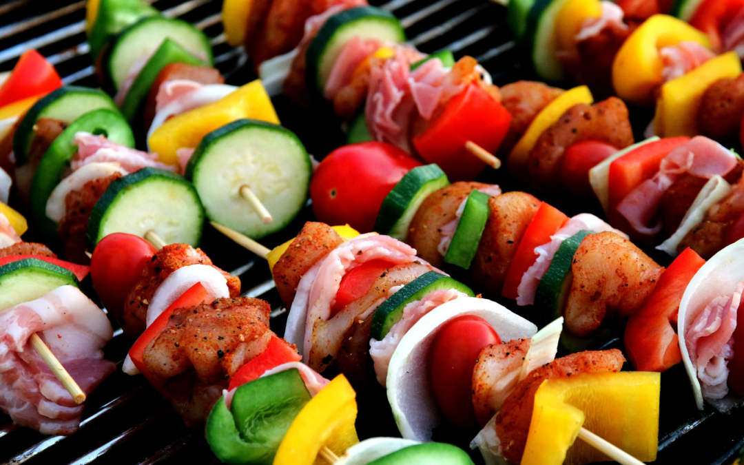 Receta de pinchos de longaniza y verduras