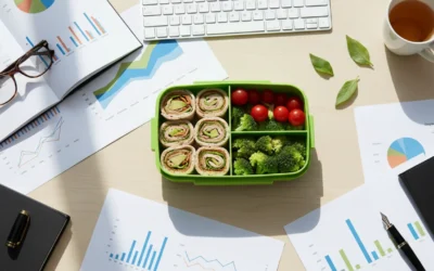 Comer en la oficina sano