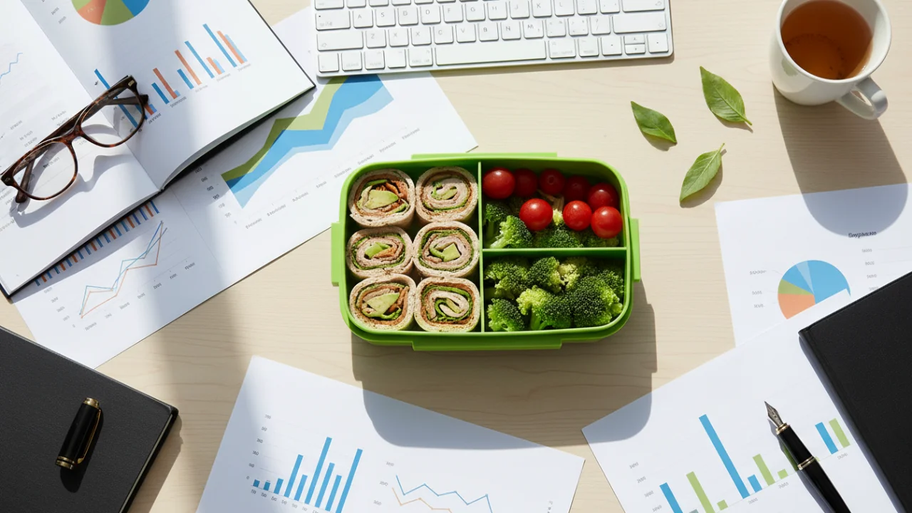 comer en la oficina sano