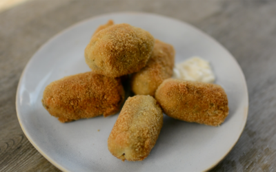 Receta de croquetas de boletus.