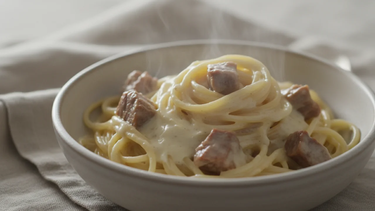 espaguetis a la cerveza