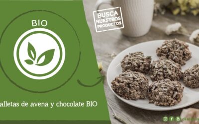 Receta de galletas bio de avena y chocolate