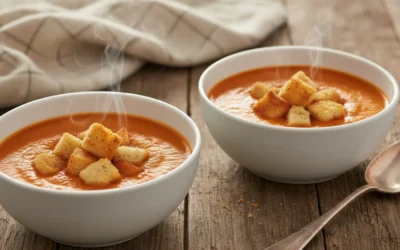 Receta saludable de gazpacho de sandía