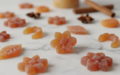 Gominolas saludables de fruta de temporada