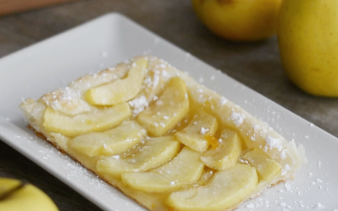 Receta de hojaldre de manzana