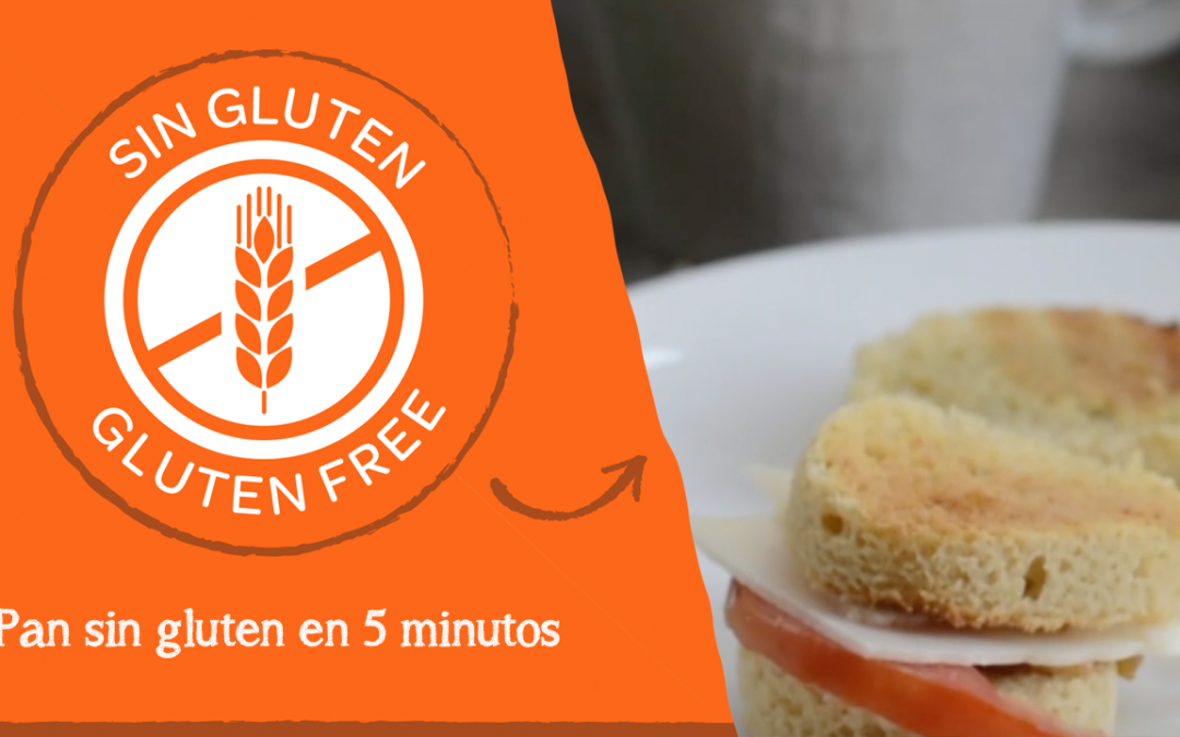 Receta de pan sin gluten en 5 minutos