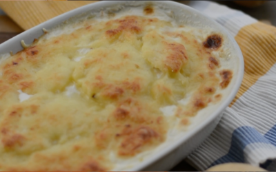 Receta de patatas gratinadas al horno