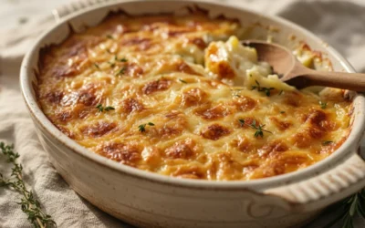 Receta de patatas gratinadas al horno