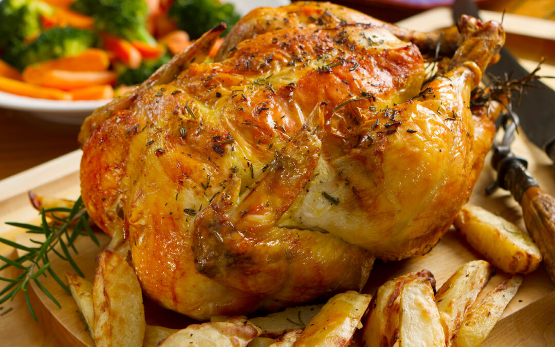 Receta de Pollo Asado con 2 cocciones