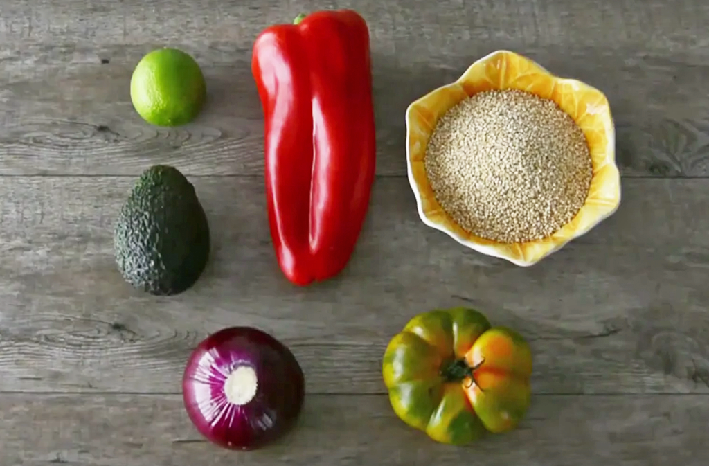 Receta saludable de quinoa