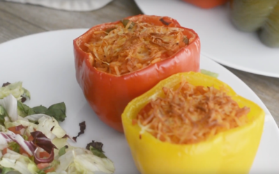 Receta de pimientos rellenos de arroz