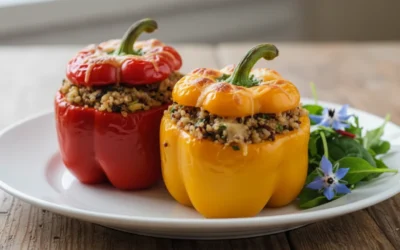 Receta de pimientos rellenos de arroz