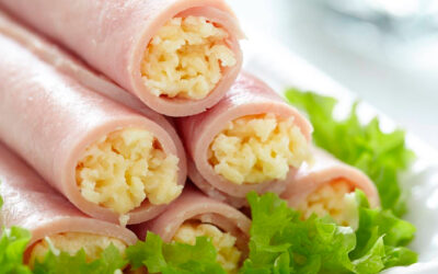 Receta de canelones de jamón cocido