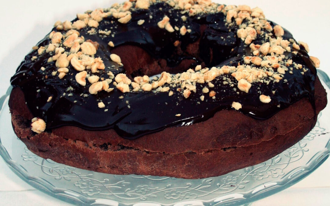 Receta de roscón de Reyes con chocolate
