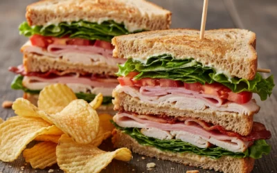 Receta de sándwich club