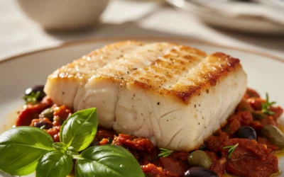 Receta de solomillo de atún con tomate