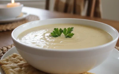 Receta de sopa parisina con patatas y puerros