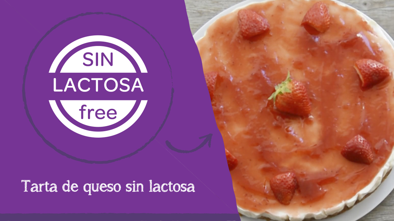 tarta de queso sin lactosa